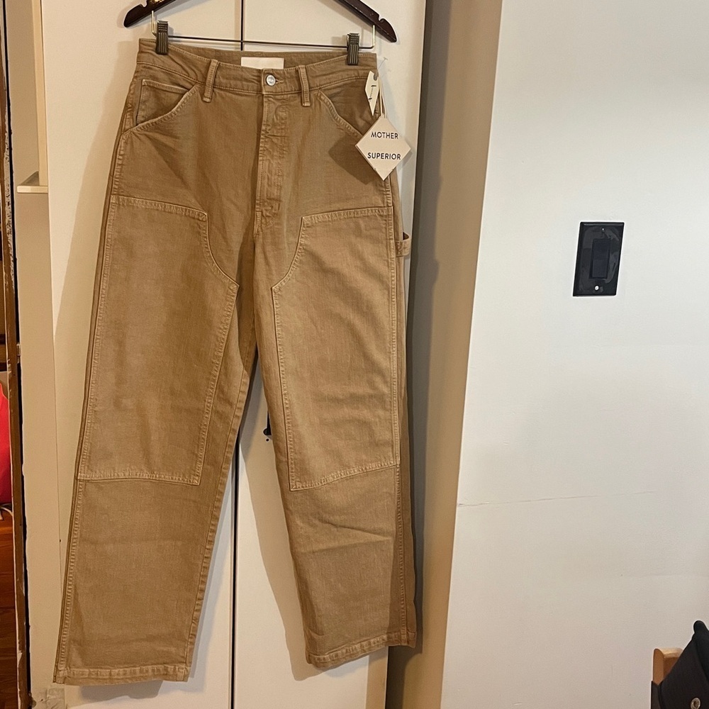 MOTHER Bee’s Knees Stud Finder Wide-Leg Pants Size 28 NWT - Picture 6 of 16